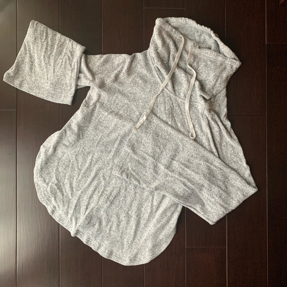 Soft Cowl Neck Pullover Sweater
